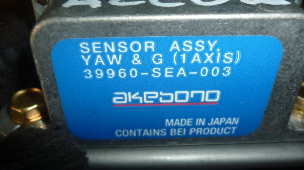 Датчик курсовой устойчивости 39960SEA003 Honda Accord VII