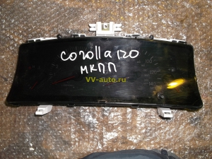 Панель приборов (мили, мкпп)  Corolla 120