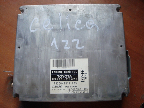 Блок управления двигателем 896612G420 1.8 1zz мкпп Celica ZT23 1999-2005
